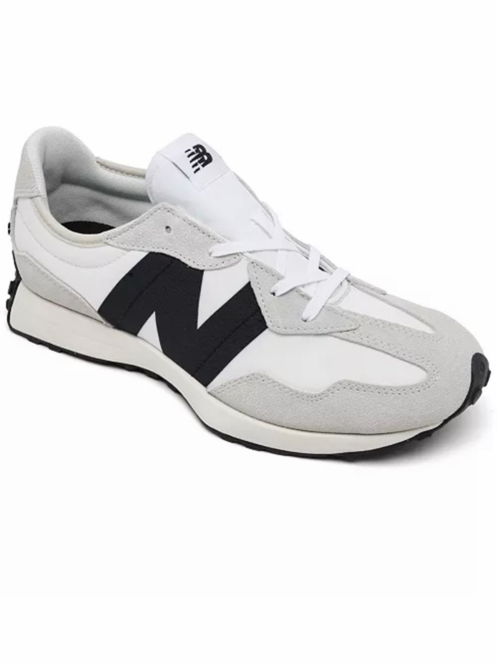 New Balance Men's White, Gray & Black Classic Runner Sneakers